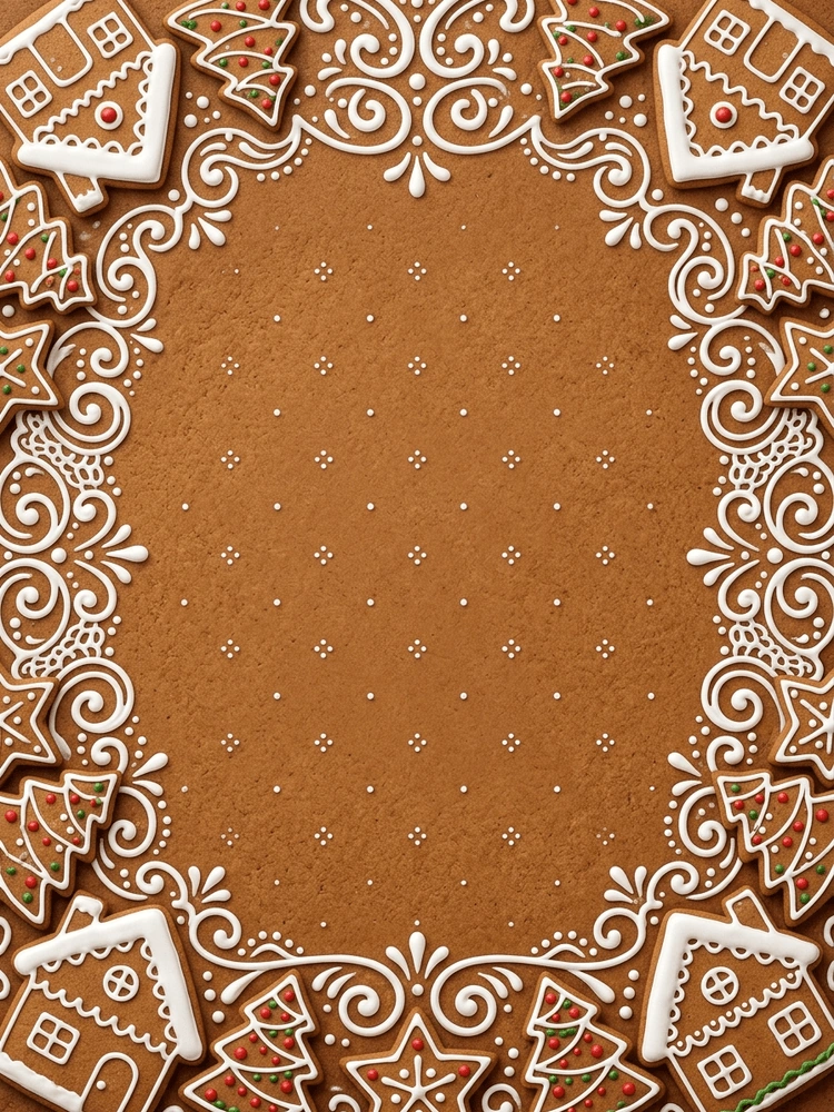 Easter Gingerbread easter invitation template
