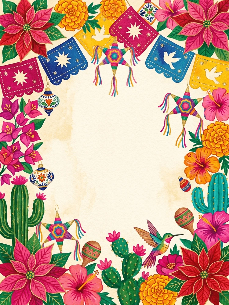 Frida Posada — a free classic christmas invitation template on InviteDrop