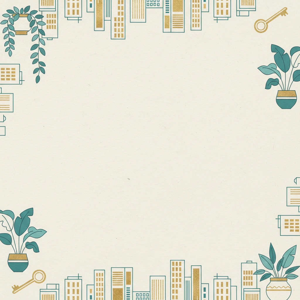 City Apartment housewarming invitation template