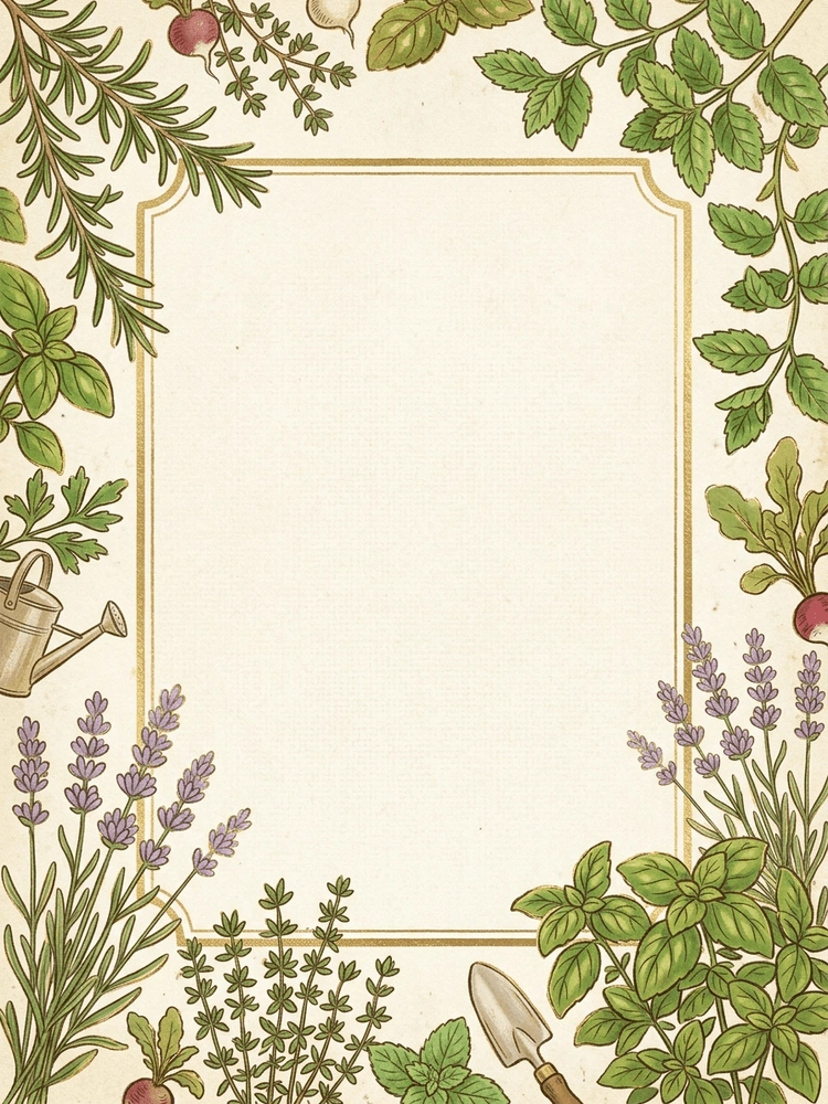 Seed Packet Herb Garden — a free classic housewarming invitation template on InviteDrop