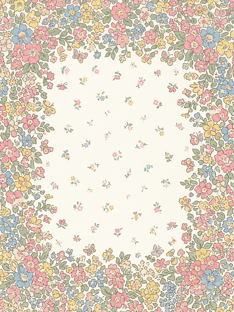 Liberty Garden Party — a free classic birthday invitation template on InviteDrop