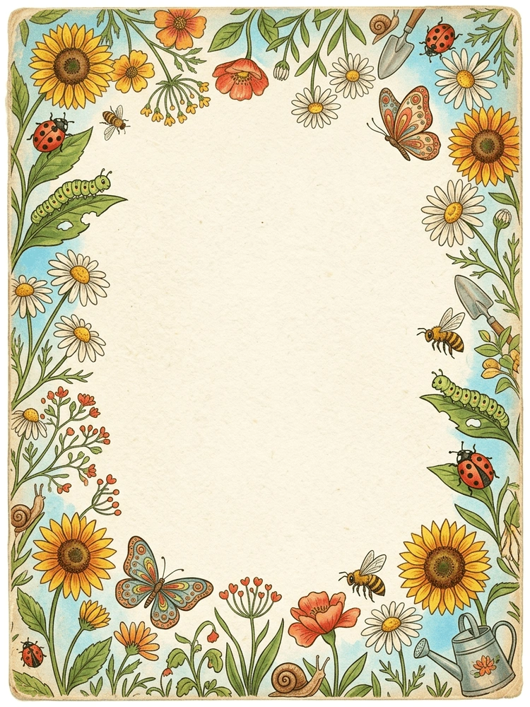 Seed Packet Bugs — a free pink birthday invitation template on InviteDrop