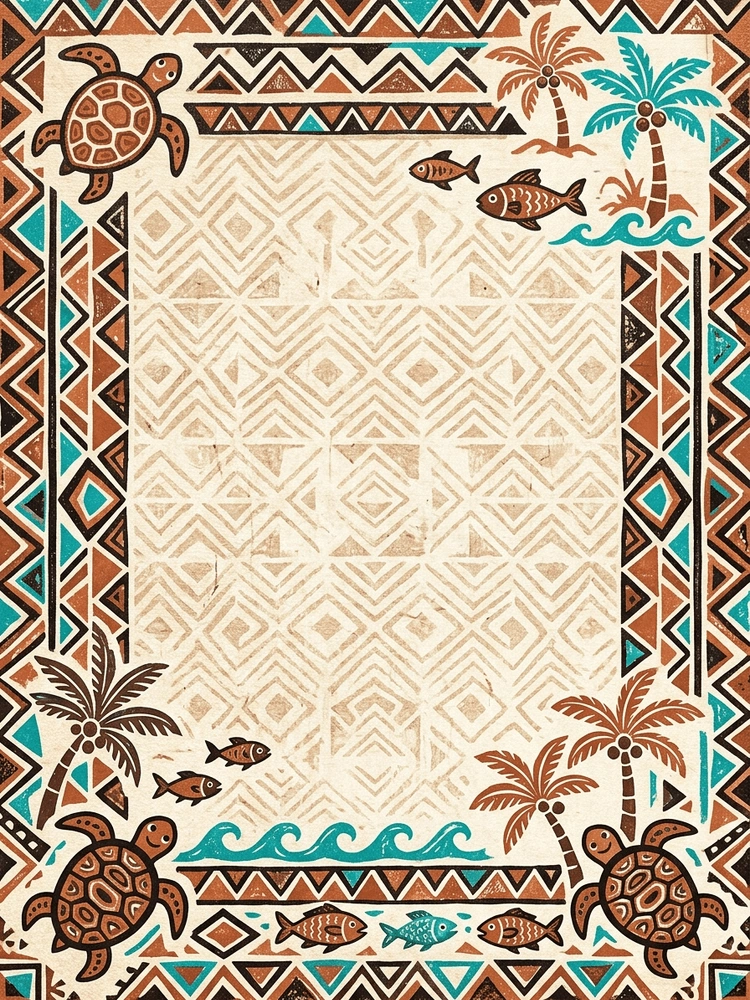 Tapa Island Party — a free classic birthday invitation template on InviteDrop
