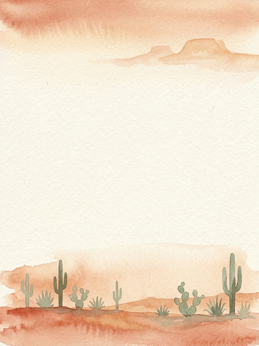 Desert Sunset — a free pink save the date invitation template on InviteDrop