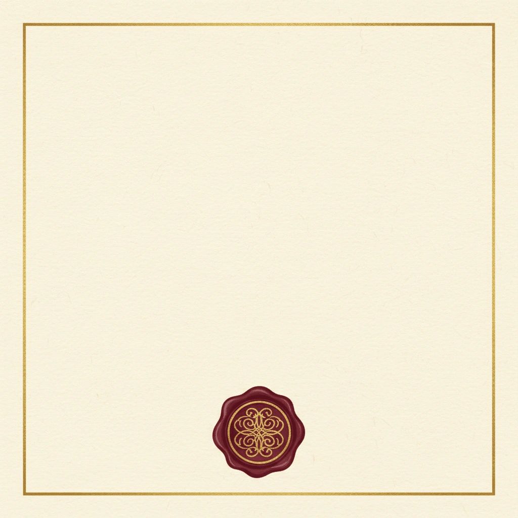 Minimal Wax Seal — a free neutral save the date invitation template on InviteDrop