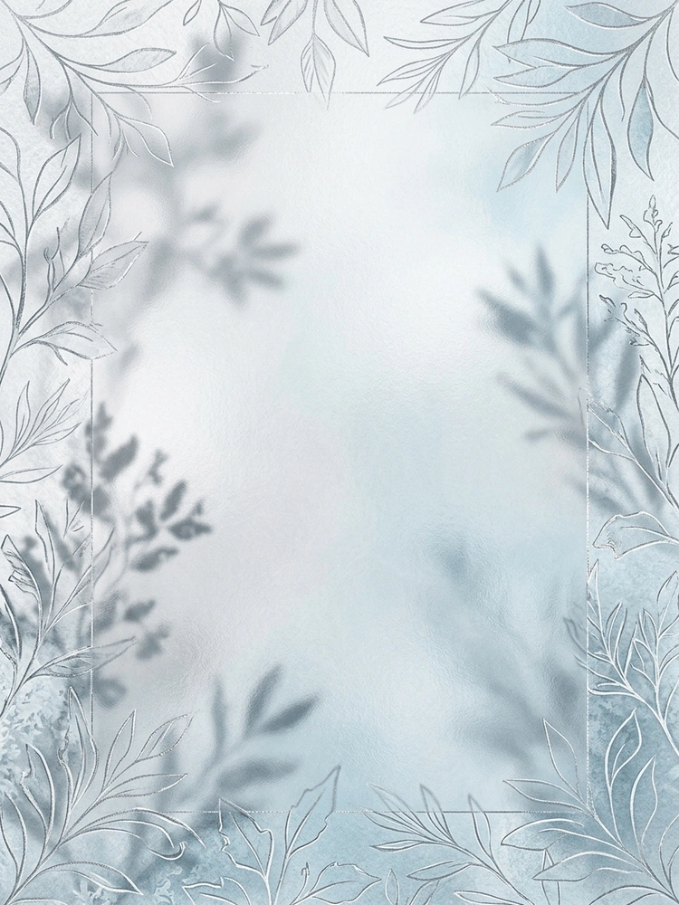 Frosted Glass — a free modern save the date invitation template on InviteDrop
