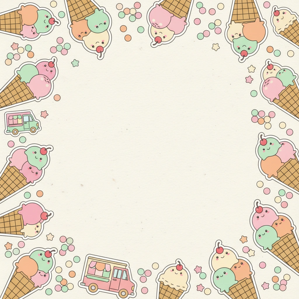 Ice Cream Dots — a free playful baby shower invitation template on InviteDrop