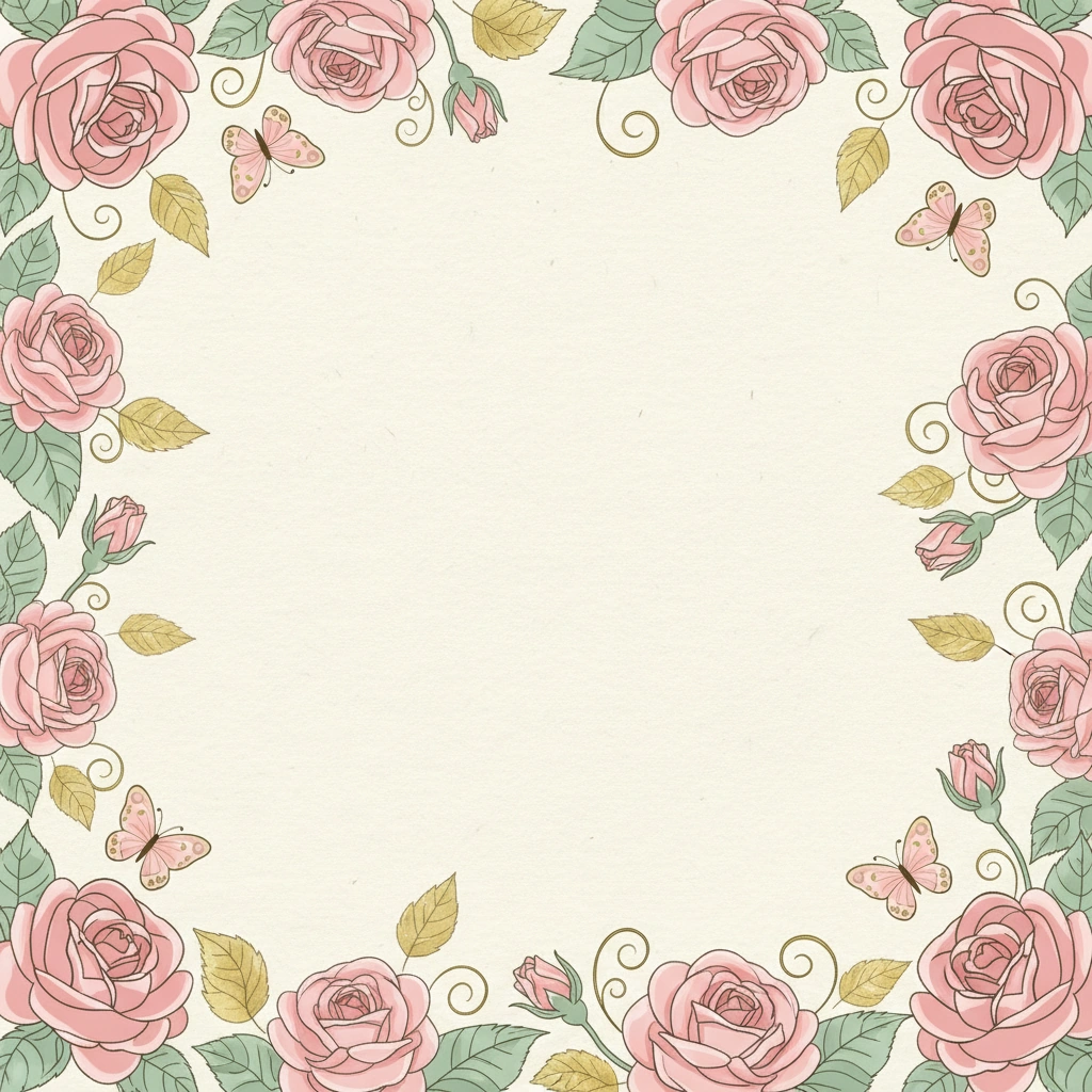 Garden Elegance sweet 16 invitation template