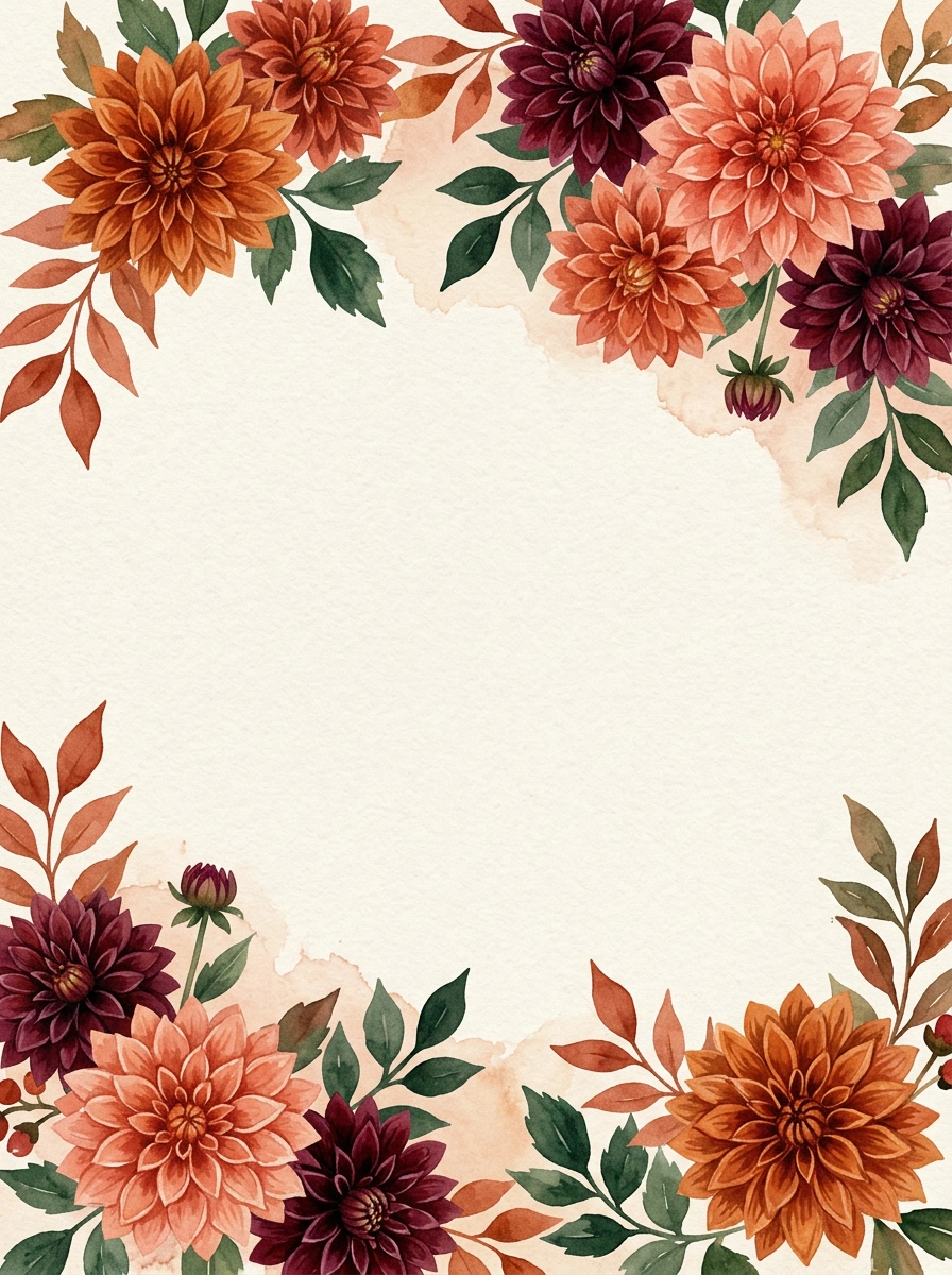 Dahlia Sunset — a free sikh wedding invitations wedding invitation template on InviteDrop