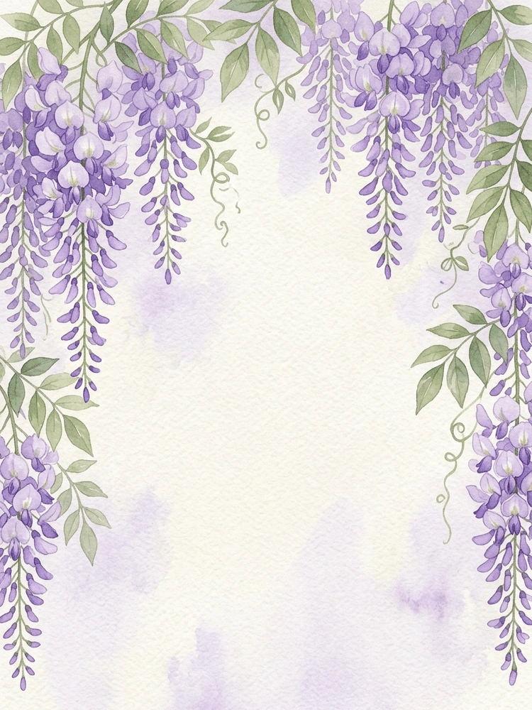Wisteria Cascade — a free sikh wedding invitations wedding invitation template on InviteDrop