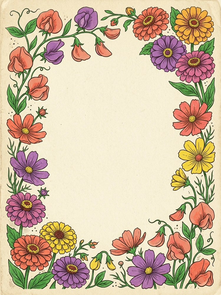Vintage Seed Packet — a free classic wedding invitation template on InviteDrop