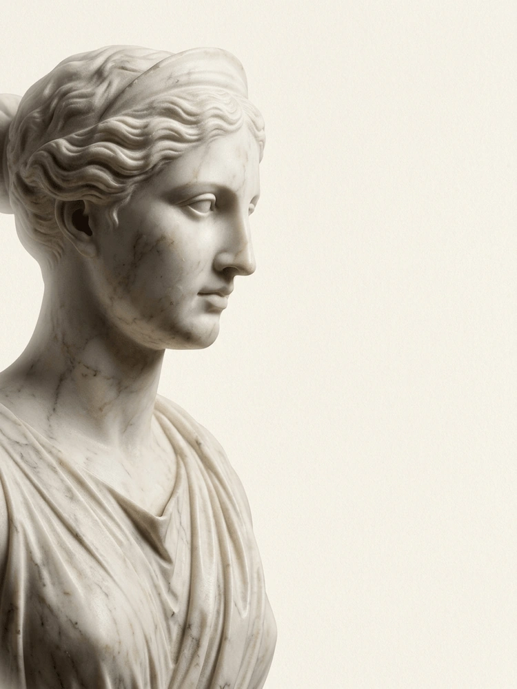 Marble Muse — a free classic wedding invitation template on InviteDrop
