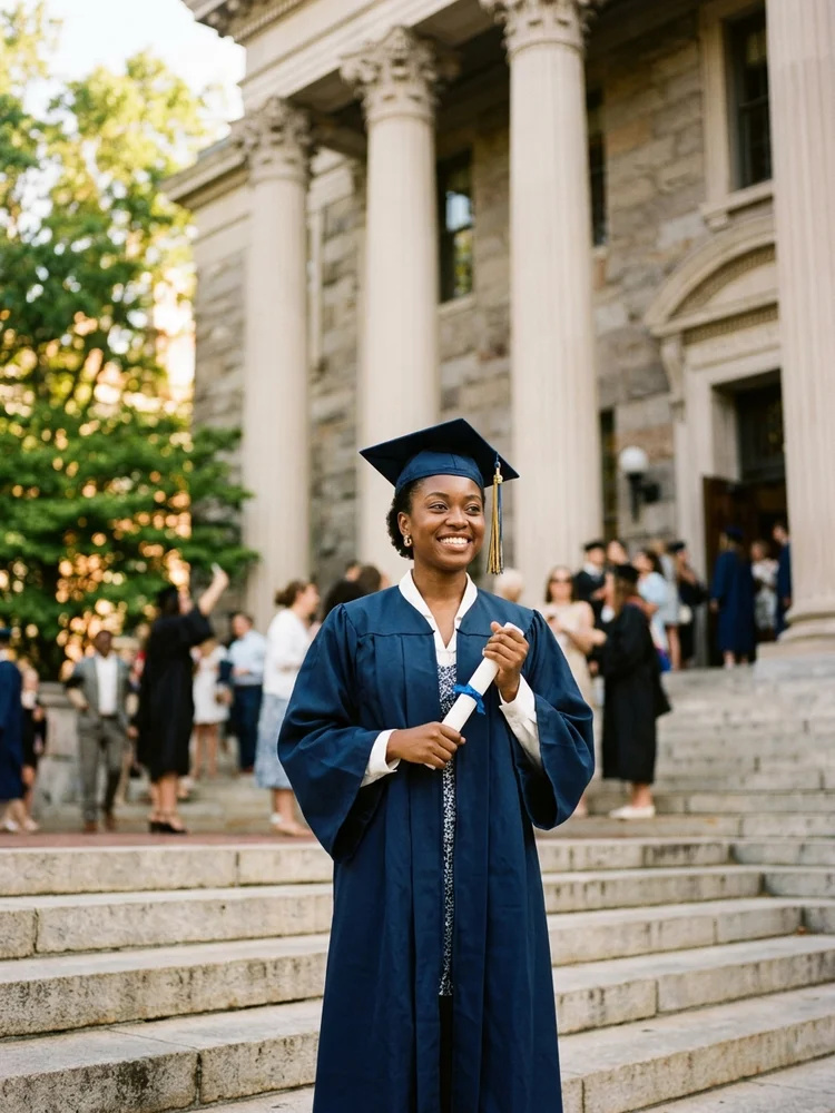 Top Honor — a free elegant graduation invitation template on InviteDrop