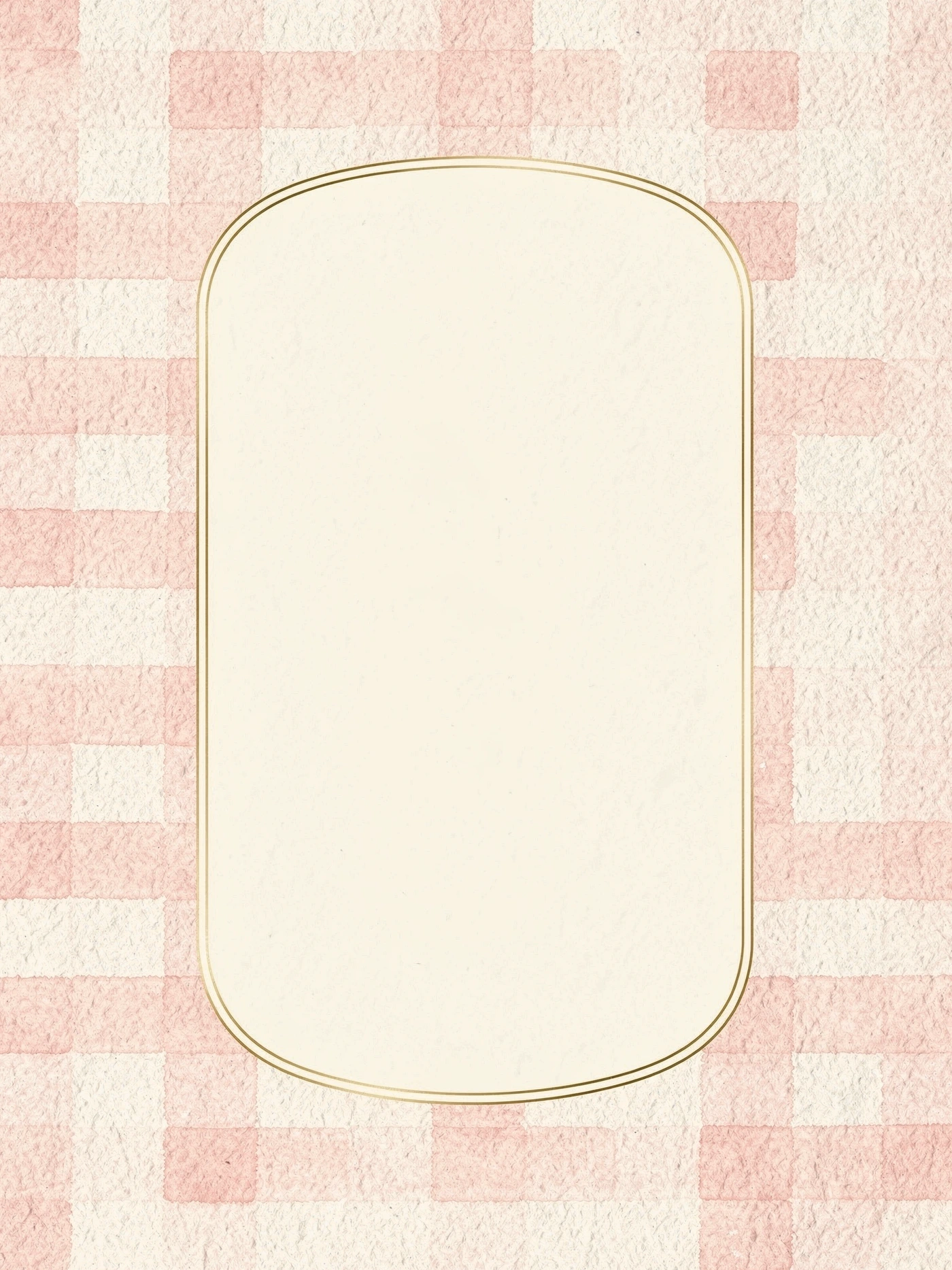 Blush Gingham — a free minimalist baby shower invitation template on InviteDrop
