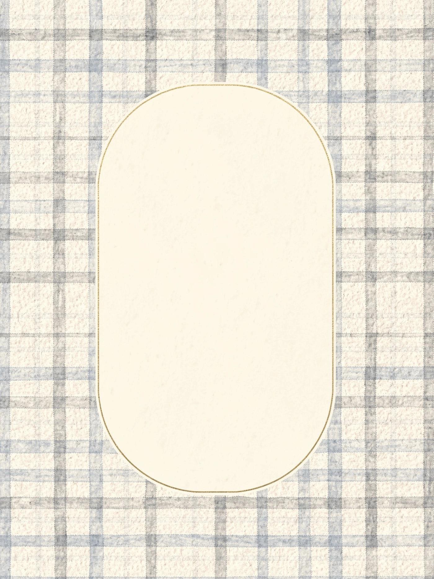 Powder Tartan — a free minimalist baby shower invitation template on InviteDrop