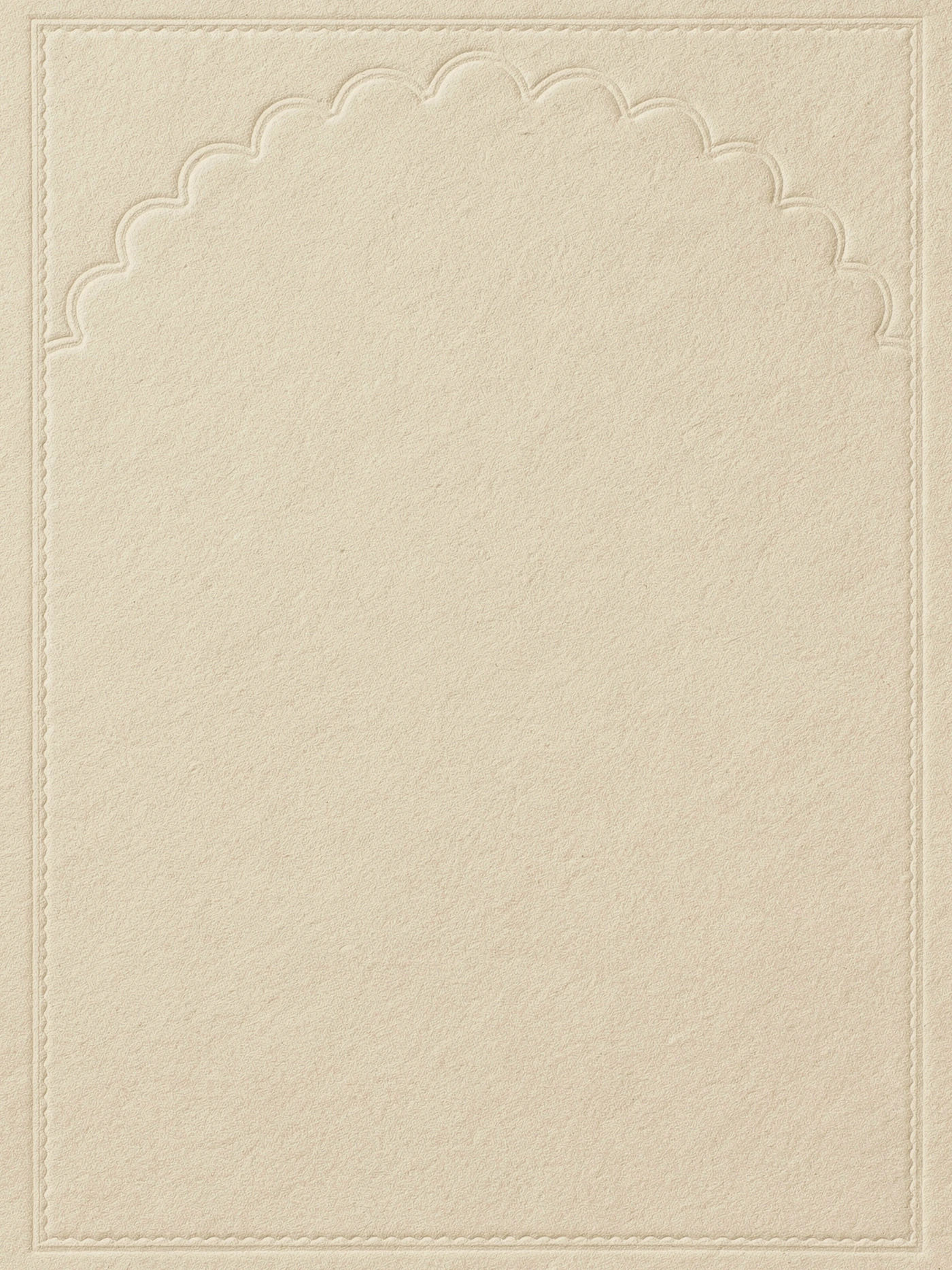 Embossed Cream — a free elegant baby shower invitation template on InviteDrop