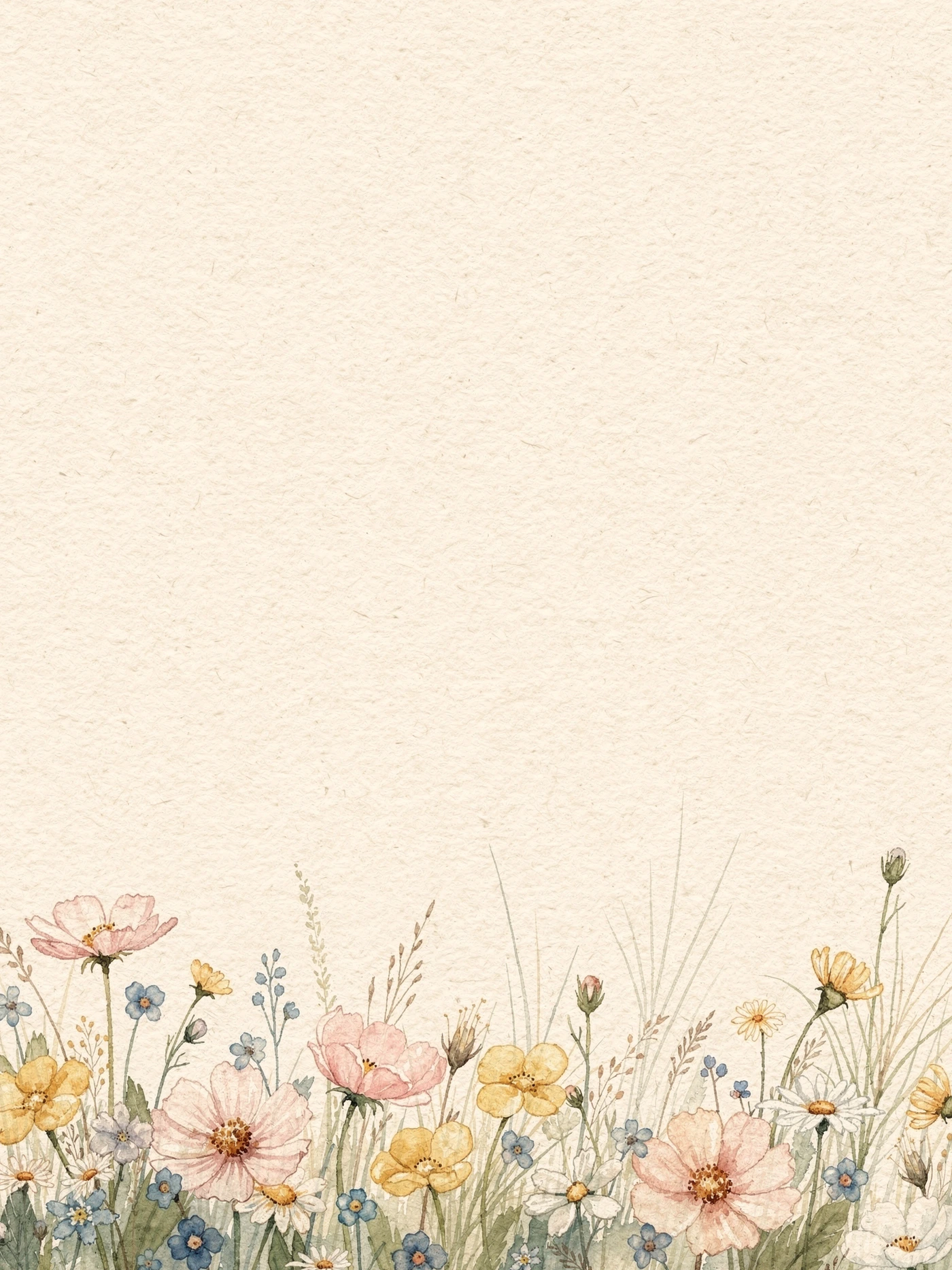 Wildflower Band — a free watercolor baby shower invitation template on InviteDrop