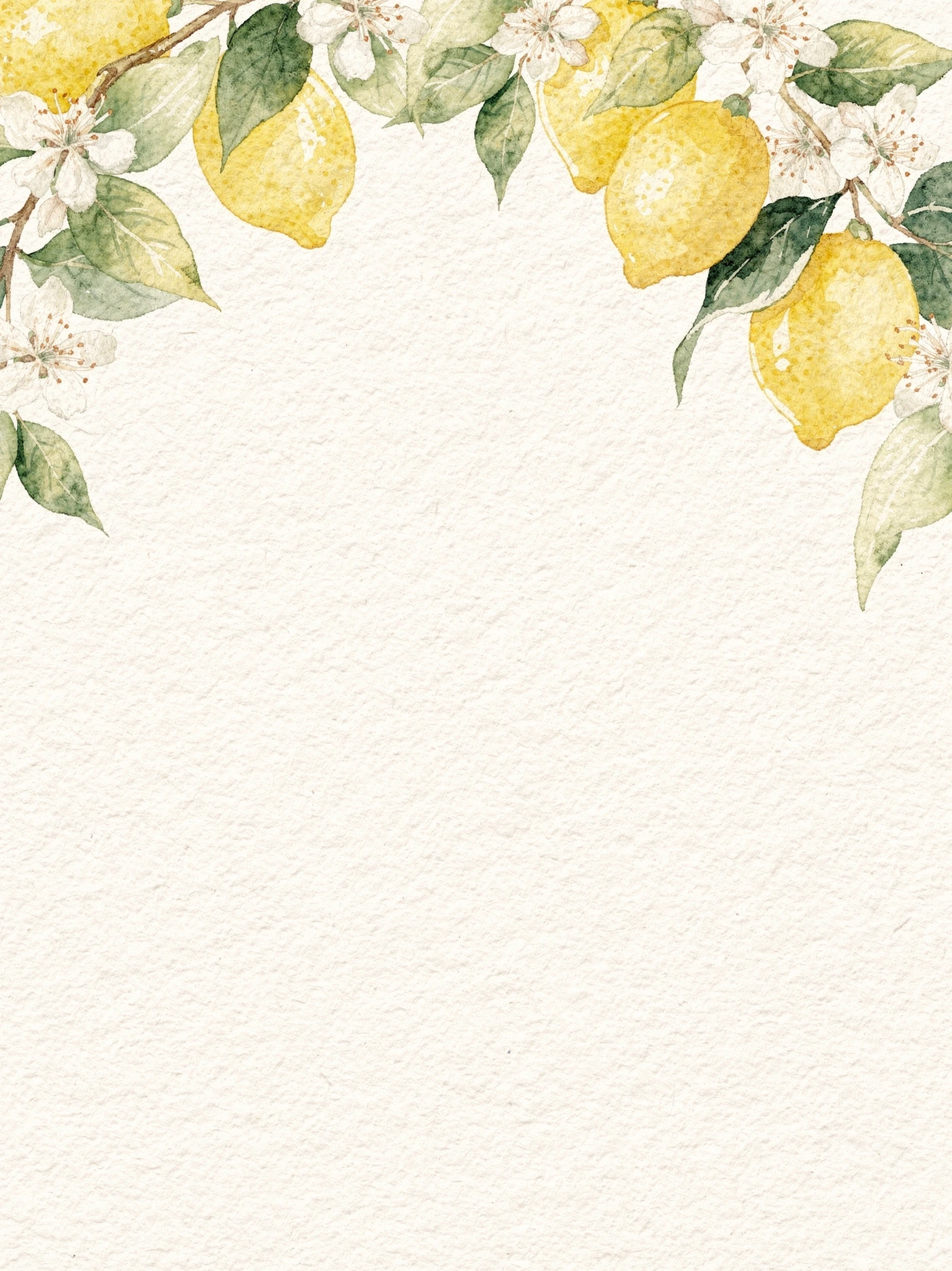 Lemon Botanical — a free playful baby shower invitation template on InviteDrop