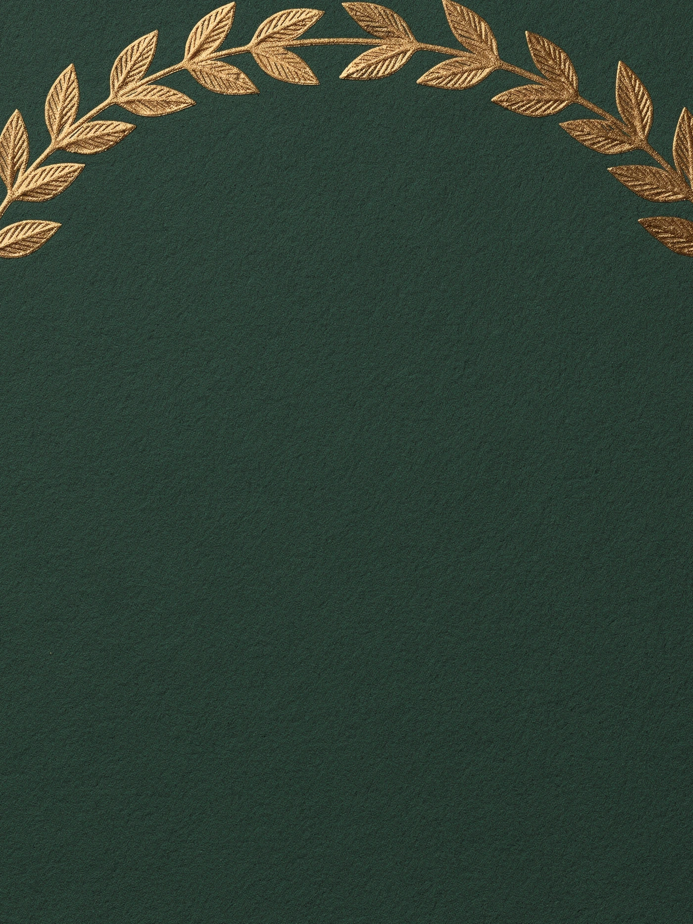 Forest Gold — a free elegant birthday invitation template on InviteDrop