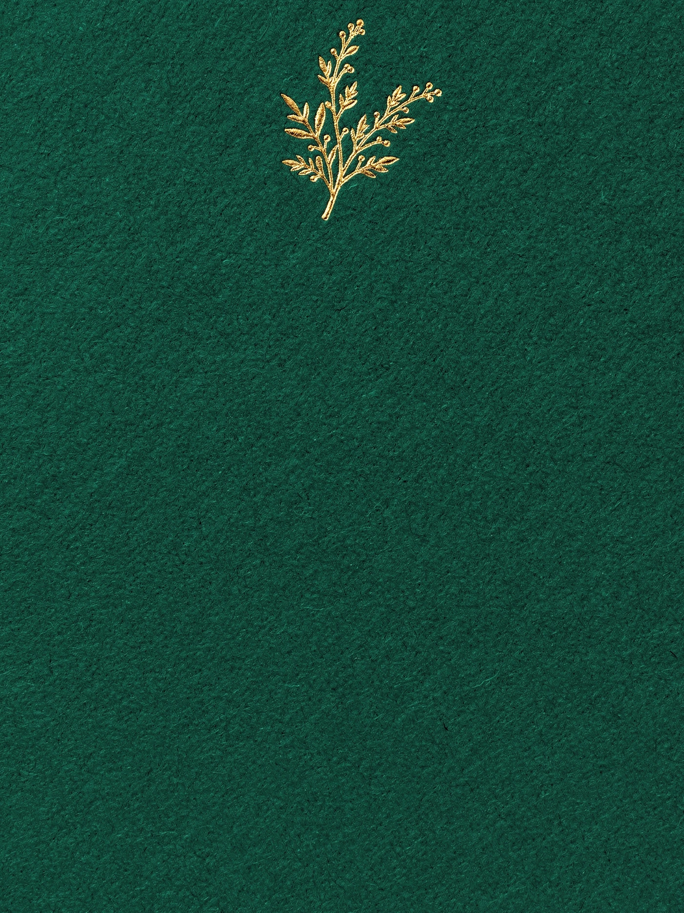 Emerald Foil — a free elegant birthday invitation template on InviteDrop