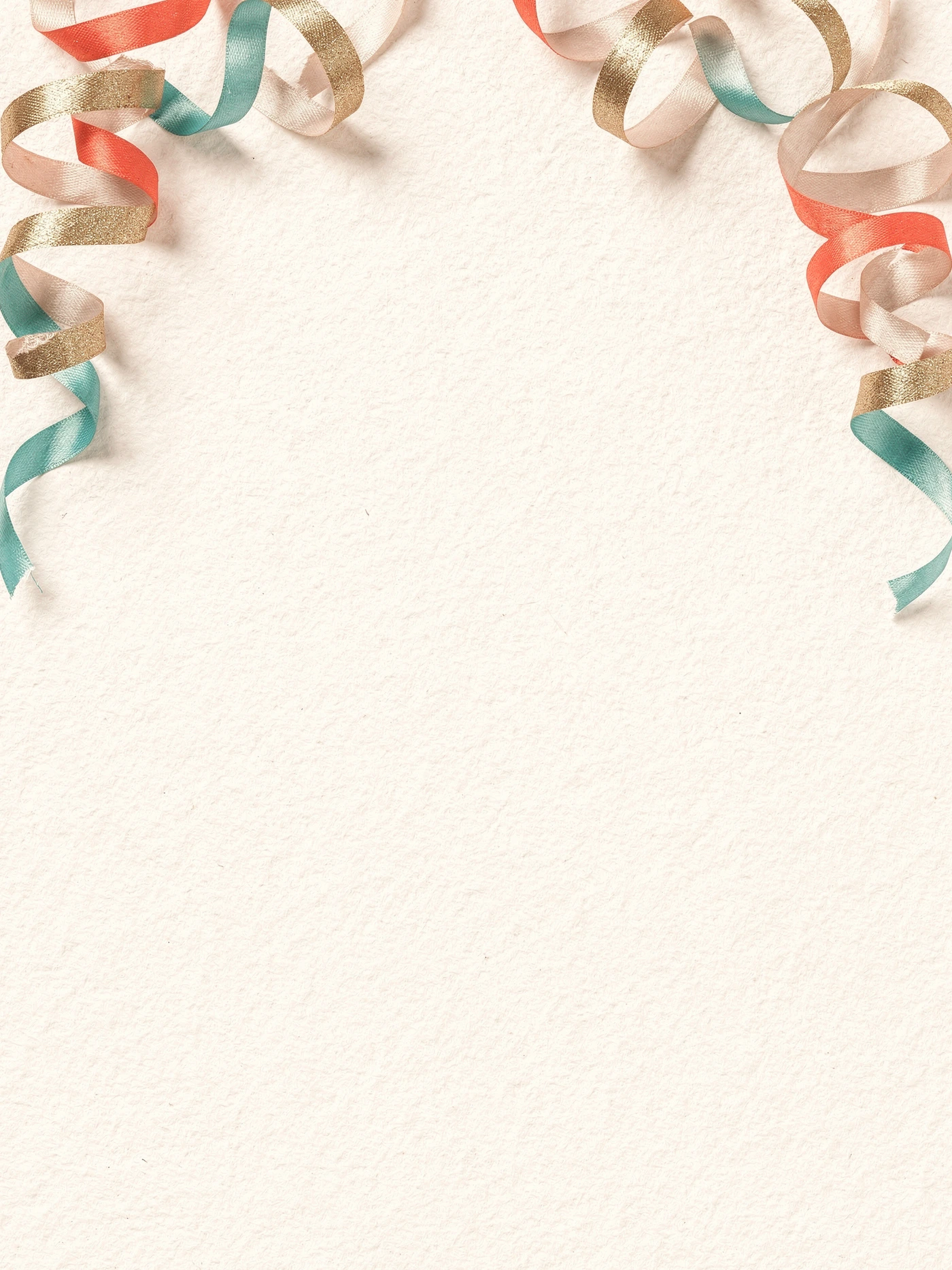 Streamers — a free whimsical birthday invitation template on InviteDrop
