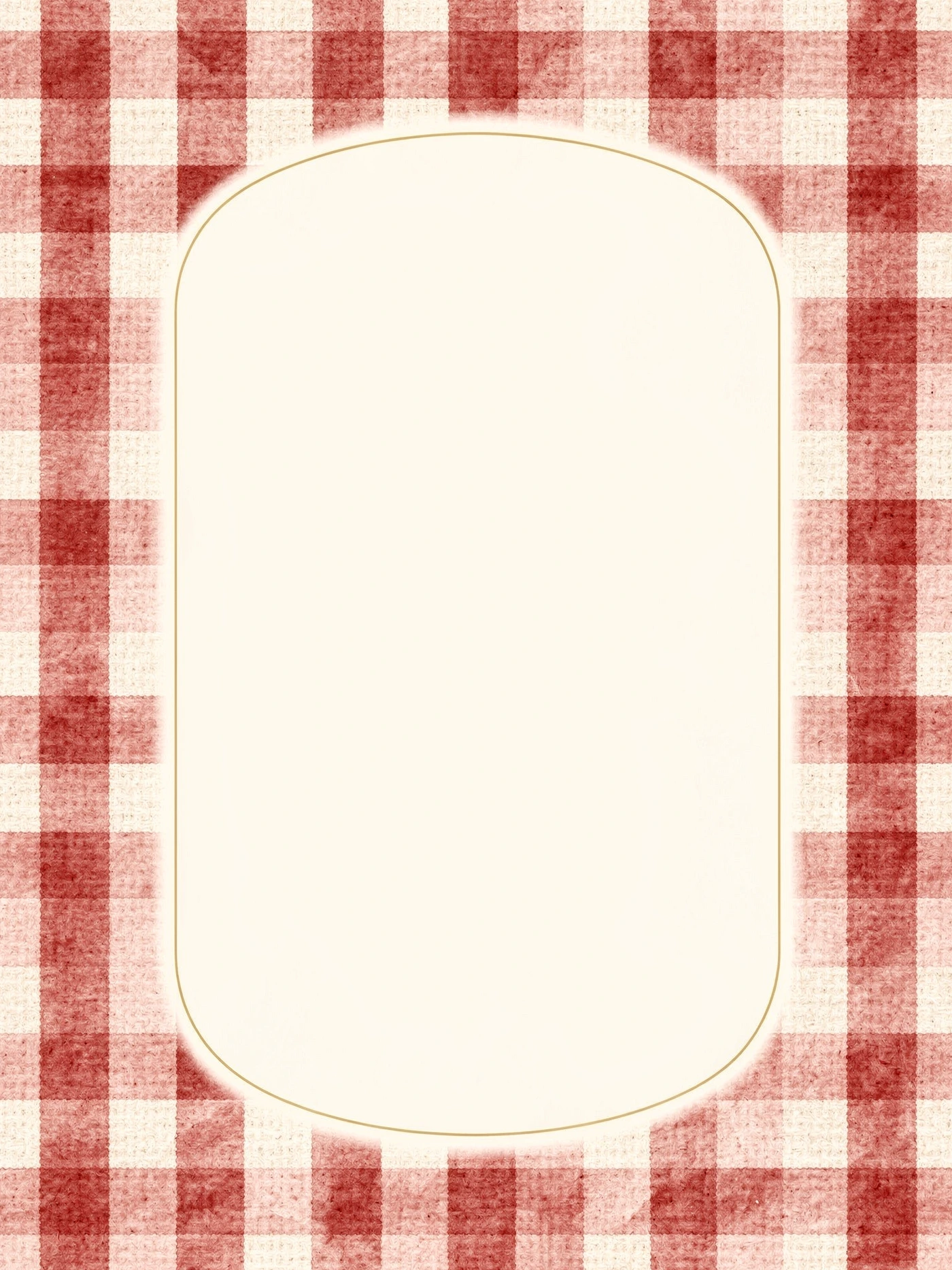 Gingham Red — a free playful birthday invitation template on InviteDrop