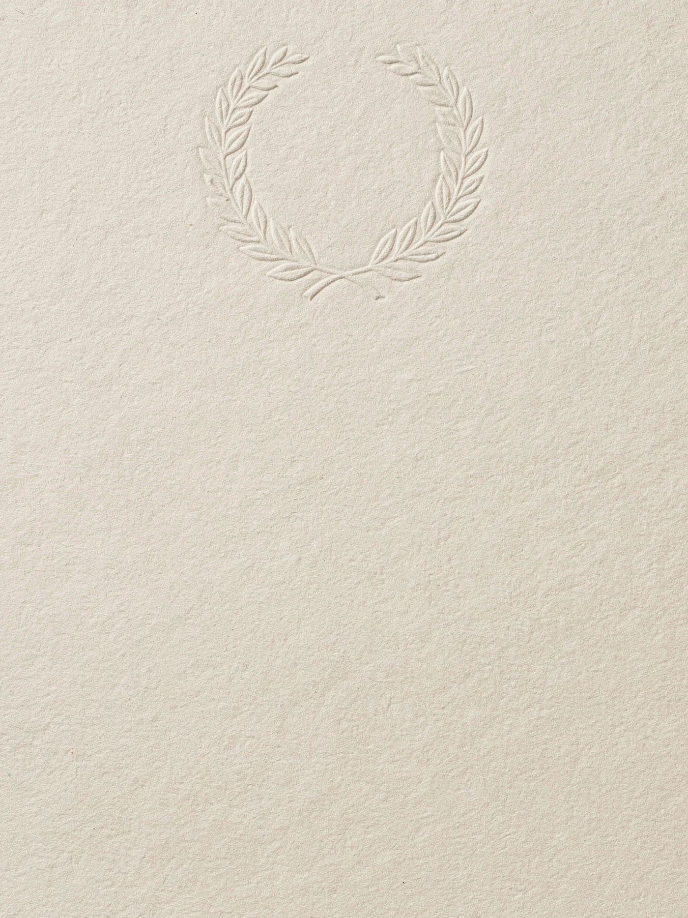 Cream Embossed — a free neutral birthday invitation template on InviteDrop