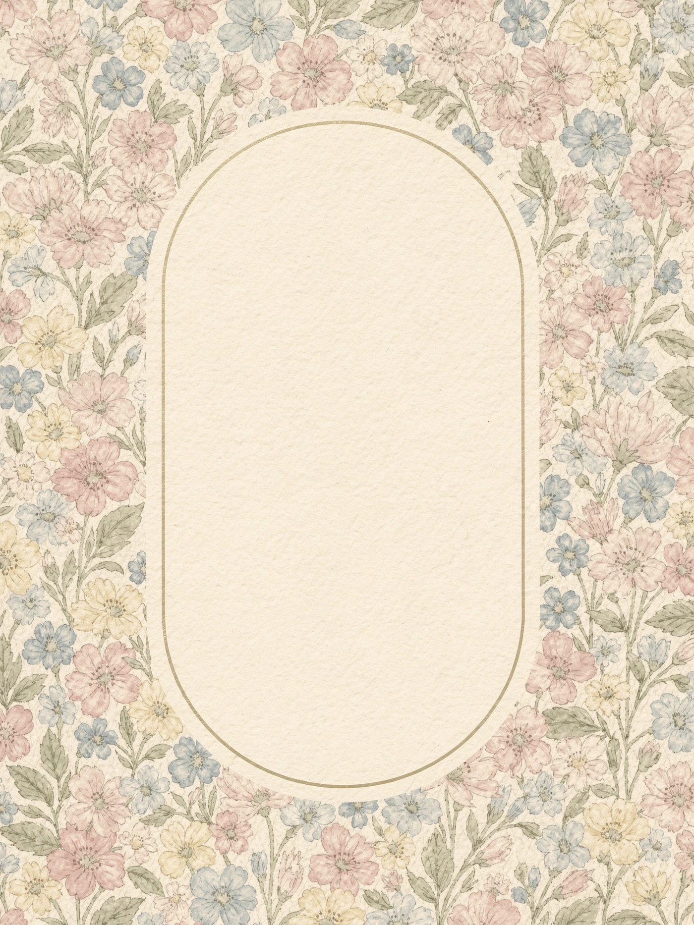 Liberty Ditsy — a free floral bridal shower invitation template on InviteDrop