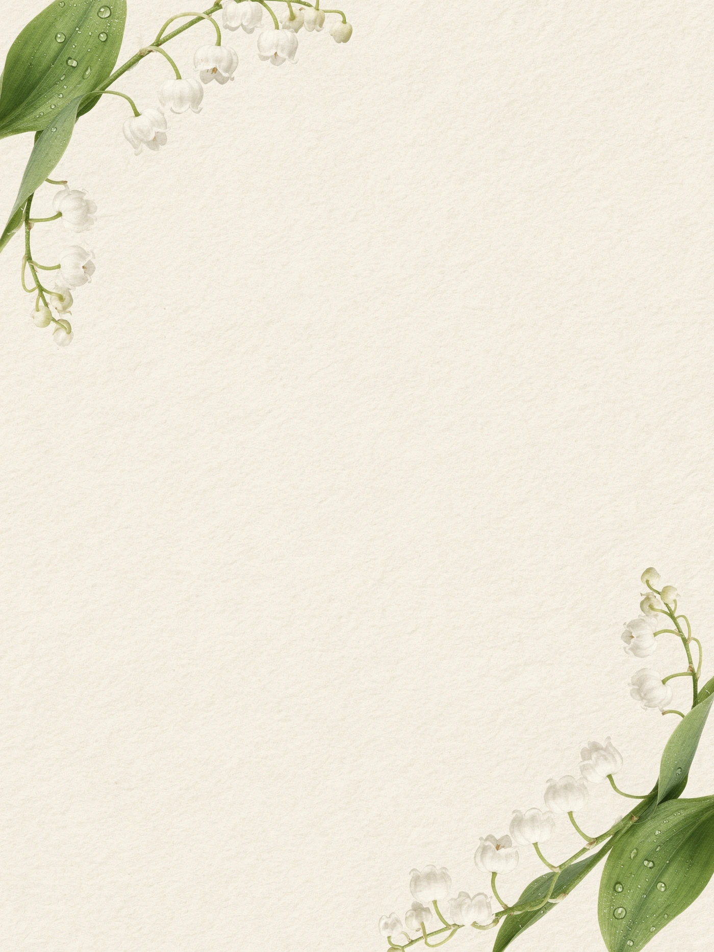 Lily Valley — a free floral bridal shower invitation template on InviteDrop