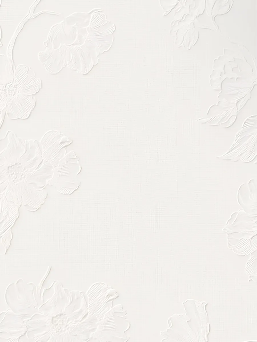 Embossed Blossom — a free wedding invitation template on InviteDrop